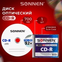 Диск CD-R SONNEN, 700 Mb, 52x, Slim Case (1 штука), 512572: Цвет: Стабильное качество и высокая скорость записи - это CD-R SONNEN. Сбалансированная структура диска надёжно обеспечивает устойчивость записи и чтение информации на высоких скоростях. Отлично подходит для хранения любой информации.
: SONNEN
: Вьетнам
10