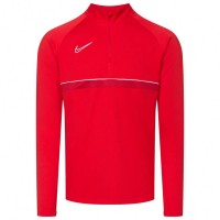 Nike Dri Fit Academy Men Training Top CW6110-657: Цвет: Brand: Nike Material: 100% polyester Mesh Material: 100% Polyester Brand logo on the left chest Nike Dri-Fit – breathable material wicks moisture away and keeps you dry soft and warm fleece inner lining stand-up collar 1/4 zip with chin guard raglan sleeves regular fit elastic material pleasant wearing comfort NEW, with tags &amp; original packaging
https://www.sportspar.com/nike-dri-fit-academy-men-training-top-cw6110-657