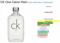 calvin klein ck one unisex 200ml edt: Туалетная вода Calvin Klein CK All. Линейка дерзких и культовых запахов Calvin Klein продолжает придавать новый смысл миру парфюмерии. CK All – дерзок, лишен предрассудков и выразителен. Приглашение бросить вызов условностям и ограничениям, созданное для всех без исключения. Универсальный, привлекательный, чистый запах, подобный чистому холсту для чествования личности, в то же время, является формой самовыражения и бунта. Самый новый аромат от Кельвин Кляйн: сохранив оригинальные ноты зеленого чая с цитрусом, ck all теперь дополнен цветочной молекулой paradisone, теплом амбрового запаха с легким древесным оттенком и морозной свежестью молекулы hivernal. Как и прежде, ck all помещен в культовый колбообразный флакон, выполненный в ярком белом цвете, который олицетворяет чистоту и универсальную привлекательность аромата. Классические формы в современном выражении.

верхние ноты
мандарин, бергамот и цветок грейпфрута
средние ноты
жасмин, лилия, ревень и белая фрезия
базовые ноты
амбра, мускус и ветивер