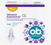 o.b.  Tampons Extra Protect Tag+Nacht Normal, 56 St: https://www.dm.de/o-b-tampons-extra-protect-tag-nacht-normal-p3574661577845.html