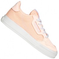 adidas Originals Continental Vulc Kids Sneakers EG6627: Цвет: https://www.sportspar.com/adidas-originals-continental-vulc-kids-sneakers-eg6627
Brand: adidas Upper: synthetic, textile Inner material: textile Sole: rubber Closure: lacing Brand logo on the tongue, heel and sole OrthoLite® - antibacterial insole that wicks away moisture adifit - removable insole with marking for choosing the right size Perforated material on the toe of the shoe for improved air circulation Low cut, leg ends below the ankle padded entry and tongue stabilized and extended heel area wide, non-slip outsole including spare laces pleasant wearing comfort NEW, in box &amp; original packaging