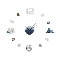 Часы-наклейка "Время кофе", d-50 см: 