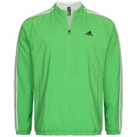 adidas Primegreen Fully Lined Men Golf Jacket GR3089: Цвет: https://www.sportspar.com/adidas-primegreen-fully-lined-men-golf-jacket-gr3089
Brand: adidas Material: 100% polyester (recycled) Lining: 100% polyester (recycled) Bags: 100% polyester (recycled) Brand logo on the left chest classic adidas stripes on the shoulders and sleeves full zip with short collar long raglan sleeves Primegreen - high-performance fabric, which is min. Made from 50% recycled materials elastic hem and cuffs two open side pockets soft fleece inner material regular fit pleasant wearing comfort NEW, with tags &amp; original packaging