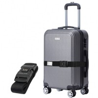 VERTICAL STUDIO "Bergen" 20" Hand Luggage Suitcase gray incl. FREE luggage strap: Цвет: Brand VERTICAL STUDIO including FREE luggage belt with combination lock Set consisting of a Suitcase and a luggage strap Outer material plastic ABS Lining Material  polyester Brand logo as metal emblem on the front ideal as hand luggage external dimensions correspond to the size regulations External dimensions HWD  cm   cm   cm External dimensions in inches      Internal dimensions HWD  cm   cm   cm Net weight  kg Volume approx  l a telescopic handle with several possible height settings four smoothrunning wheels for easy transport a large main compartment with an allround way zip three digit suitcase lock  possible combinations Divider with integrated zip mesh pocket for subdivision converging straps with click closure Fully lined interior Zippered lining on each side of the case two carrying handles with suspension four spacers on one L long side Structured outer material with a matte finish NEW with box ampamp original packaging
https://www.sportspar.com/vertical-studio-bergen-20-hand-luggage-suitcase-gray-incl.-free-luggage-strap