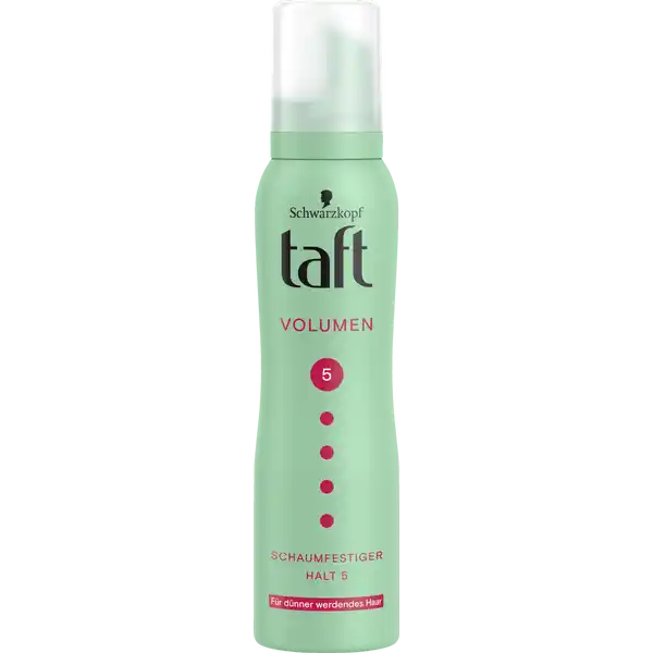 Schwarzkopf Taft Schaumfestiger Volumen Haltegrad 5 - sehr starker Halt: Цвет: Produktbeschreibung und details Der Taft Volumen Schaumfestiger fr dnner werdendes Haar verleiht Ihrem Haar Volumen Griffigkeit und Halt whrend der natrliche Haarschwung verbessert wird Fr bis zu  Stunden langanhaltenden Halt ohne zu verkleben Rckstnde zu hinterlassen oder das Haar zu beschweren Ihr Haar wird sowohl vor Fhnschden als auch vor Feuchtigkeit und Wind geschtzt Taft Schaumfestiger verwenden vegane Formeln und sind frei von tierischen Inhaltsstoffen Volumen ampamp Halt fr dnner werdendes Haar Haltegrad  bis zu  h Halt ohne zu verkleben hilft vor Fhnschden zu schtzen hilft die Frisur vor Feuchtigkeit ampamp Wind zu schtzen ohne Rckstnde ohne zu beschweren Kontaktdaten Schwarzkopf ampamp Henkel a division of Henkel AG ampamp Co KGaA D Dsseldorf     UrsprungslandHerkunftsort Deutschland Anwendung und Gebrauch Gut schtteln und Ventil nach unten richten Schaum entnehmen und im feuchtem Haar verteilen Nicht aussplen Fhnhitze verstrkt den VolumenEffekt Inhaltsstoffe Aqua Water EauHydroxypropyl StarchButanePropaneSucroseGuar Hydroxypropyltrimonium ChloridePanthenolBambusa Vulgaris LeafStem ExtractLactic AcidSodium BenzoateSodium HydroxidePropylene GlycolCetrimonium ChloridePEG Hydrogenated Castor OilParfum FragranceLinaloolBenzyl AlcoholGeraniolBenzyl SalicylateCitronellolMethyl Benzoate Warnhinweise und wichtige Hinweise Warnhinweise GEFAHR Extrem entzndbares Aerosol Behlter steht unter Druck Kann bei Erwrmung bersten Von Hitze heien Oberflchen Funken offenen Flammen und anderen Zndquellen fernhalten Nicht rauchen Nicht gegen offene Flamme oder andere Zndquelle sprhen Nicht durchstechen oder verbrennen auch nicht nach Gebrauch Vor Sonnenbestrahlung schtzen Nicht Temperaturen ber  C aussetzen Darf nicht in die Hnde von Kindern gelangen In gut belfteten Bereichen verwenden Nur kurz sprhen Nur vllig entleerte Dose in die Wertstoffsammlung geben Die vollstndigen Warnhinweise entnehmen Sie bitte der Verpackung
https://www.rossmann.de/de/pflege-und-duft-schwarzkopf-taft-schaumfestiger-volumen-haltegrad-5---sehr-starker-halt/p/4015100437812