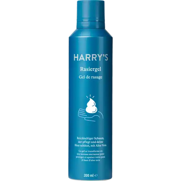 HARRYS Rasiergel: Цвет: Produktbeschreibung und details Mach den ersten Schritt fr eine angenehme grndliche Rasur der reichhaltige Schaum schtzt das Gesicht eine mit Aloe Vera angereicherte Formel und sanfte Inhaltsstoffe beruhigen und erfrischen die Haut das Gel verwandelt sich schnell in einen reichhaltigen schonenden Schaum es enthlt Hyaluronsure die das Gesicht nach der Rasur sanft behandelt wenn man es am meisten brauchst  vegan Kontaktdaten Feintechnik GmbH Eisfeld D Eisfeld wwwharryscom Anwendung und Gebrauch Trage eine kleine Menge in Kreisbewegungen auf bis Schaum entsteht Inhaltsstoffe WaterAquaEau Palmitic Acid Triethanolamine Isopentane Aloe Barbadensis Aloe Vera Leaf Juice Sorbitan Stearate Methyl Gluceth Stearic Acid Sorbitol PEG Hydrogenated Castor Oil Isobutane Sunflower Seed Oil Glycerides Phenoxyethanol Glycerin Hydroxyethylcellulose FragranceParfum Panthenol Hydroxypropyl Methylcellulose Sodium Nitrate Citrus Aurantium Bergamia Bergamot Fruit Oil Tocopheryl Acetate Butylene Glycol Cucumis Sativus Cucumber Fruit Extract Glycyrrhiza Glabra Licorice Root Extract Silybum Marianum Extract Sodium Hyaluronate Blue  CI  Limonene Warnhinweise und wichtige Hinweise Warnhinweise ACHTUNG Behlter steht unter Druck Kann bei Hitze Bersten Von Hitze heien Oberflchen Funken offenen Flammen sowie anderen Zndquellen fernhalten Nicht rauchen Nicht durchstechen oder verbrennen auch nicht nach Gebrauch Vor Sonnenbestrahlung schtzen Nicht Temperaturen ber C aussetzen Darf nicht in die Hnde von Kindern gelangen Nur wie vorgesehen verwenden des Inhalts sind entzndbare Bestandteile
https://www.rossmann.de/de/pflege-und-duft-harrys-rasiergel/p/5060638590569