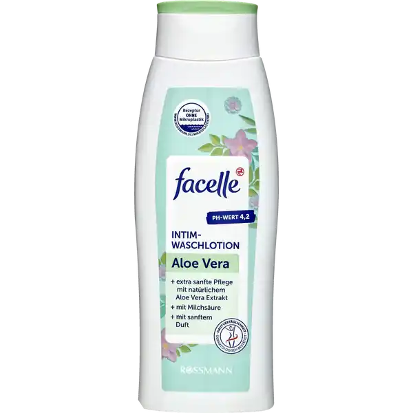 facelle Intim-Waschlotion Aloe Vera: Цвет: Produktbeschreibung und details pHWert  ist optimal auf den Intimbereich abgestimmt und somit speziell fr die tgliche Reinigung und Pflege des Intimbereichs geeignet extra sanfte Pflege mit natrlichem Aloe Vera Extrakt mit Milchsure und sanftem Duft diese Rezeptur ist zu  ohne Mikroplastik Hautvertrglichkeit dermatologisch besttigt vegan Kontaktdaten Dirk Rossmann GmbH Isernhgener Strae   Burgwedel wwwrossmannde UrsprungslandHerkunftsort Deutschland Testurteile Qualittssiegel ampamp Verbandszeichen Inhaltsstoffe Aqua Lauryl Glucoside Cocamidopropyl Betaine Lactic Acid Glycerin Sodium Chloride C Alkyl Lactate Sorbitol CocoGlucoside Glyceryl Oleate Urea Allantoin Serine Aloe Barbadensis Leaf Extract Sodium Lactate Parfum Citric Acid Sodium Benzoate
https://www.rossmann.de/de/baby-und-spielzeug-facelle-intim-waschlotion-aloe-vera/p/4305615467511