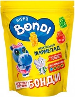 «HIPPO BONDI & FRIENDS», мармелад жевательный с игрушкой «Бонди», 100г: 