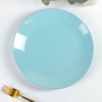 Тарелка керамическая обеденная Доляна «Пастель», d=27 см, цвет голубой: Цвет: Какая посуда сейчас в моде? Та, которая не вредит окружающей среде, демонстрирует универсальность и практичность при любых условиях. Керамика отвечает этим требованиям. Если на вашей кухне ещё нет изделий из натуральной керамики, советуем задуматься об обновках.Посуда серии «Пастель» от торговой марки Доляна изготовлена из качественной керамики. Керамическая посуда выдерживает низкие и высокие температуры, что позволяет блюдам дольше сохранять тепло. Пастельные тона подчёркивают нежный и романтичный декор коллекции. Такая посуда впишется практически в любой интерьер, наполнит лёгкостью и изяществом вашу кухню.Можно использовать в СВЧ и посудомоечной машине.
: Доляна
: Китай
