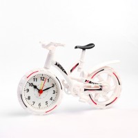 Часы - будильник настольные "Велосипед", дискретный ход, d-6.5 см, 12 х 22 см, АА: 