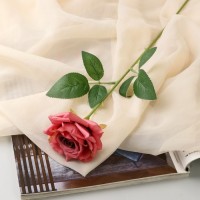Цветы искусственные "Роза Гран При" 8х56 см, пепельно-розовый: 