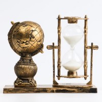 Песочные часы "Глобус", сувенирные, 15.5 х 7 х 12.5 см: 