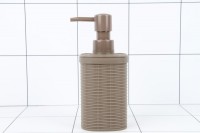 Дозатор для жидкого мыла Роттанг , пластик, 7,5х17 см, 2 цвета VETTA: 