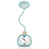 Часы - будильник с подсветкой "Зайчик" детские, циферблат 10 х 7.5 см, на батарейках АА: 