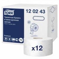 Бумага туалетная 170 метров, TORK (Система T2) PREMIUM, 2-слойная, белая, КОМПЛЕКТ 12 рулонов, 120243: Цвет: Мягкая бумага белого цвета с цветным тиснением. Изготовлена из натуральной целлюлозы. Один рулон заменяет 10 стандартных рулонов.
: TORK
1: 1
: Хозтовары
: Гигиенические товары
Артикул TORK 120243.