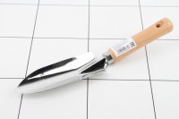 СОВОК посадочный 25 см нерж сталь, деревянная ручка BSC-5656 /100шт: 