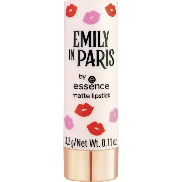 essence Emily in Paris matte lipstick  Merci Chrie: Цвет: https://www.rossmann.de/de/make-up-essence-emily-in-paris-matte-lipstick-01-merci-cherie/p/4059729438911
Produktbeschreibung und details Fr StatementLippen wie Emily Die cremige Formel des matte lipstick schafft ein softes mattes Finish und betont die Lippen dank intensiver Pigmentierung in einem satten Pink softes ampamp mattes Finish in Pink cremige hochpigmentierte Formulierung fr bold LipLooks Kontaktdaten cosnova GmbH Am Limespark  D Sulzbach am Taunus wwwessenceeu UrsprungslandHerkunftsort Made in China Anwendung und Gebrauch Lippenstift lsst sich direkt oder  noch prziser  mit einem Lip Brush auftragen Liquid Lipstick auch gut mit einem Applikator Ein paar Tricks helfen hinterher damit der Lippenstift lnger hlt Am besten die Lippen vorher mit Lipliner konturieren und ausmalen sowie den Lippenstift in mehreren dnnen Schichten auftragen und zwischendurch abtupfen Auerdem entfernt ein Lippenpeeling vor dem LippenMakeup abgestorbene Hautschppchen und sorgt fr eine glattere Oberflche Inhaltsstoffe BisDiglyceryl Polyacyladipate Dimethicone Synthetic Wax Ethylhexyl Palmitate CaprylicCapric Triglyceride Isododecane DimethiconeVinyl Dimethicone Crosspolymer Tocopheryl Acetate Persea Gratissima Avocado Oil Macadamia Ternifolia Seed Oil Cocos Nucifera Coconut Oil Limnanthes Alba Meadowfoam Seed Oil Hydrolyzed Sodium Hyaluronate Silica Ethylhexylglycerin Glyceryl Behenate Phenoxyethanol Ci  Red  Lake Ci  Iron Oxides Ci  Iron Oxides Ci  Iron Oxides Ci  Titanium Dioxide