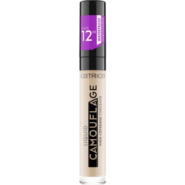 Catrice Liquid Camouflage High Coverage Concealer 005: Цвет: https://www.rossmann.de/de/make-up-catrice-liquid-camouflage-high-coverage-concealer-005/p/4250947563618
Produktbeschreibung und details Augenringe Unebenheiten und Rtungen im Gesicht gehren der Vergangenheit an  der Liquid Camouflage High Coverage Concealer bietet langanhaltende Deckkraft fr bis zu h und deckt sogar Tattoos ab Der Concealer ist hochpigmentiert wasserfest und transferproof Die flssige Textur kommt auerdem ohne Silikone und Mikroplastikpartikel aus Kontaktdaten cosnova GmbH Am Limespark  D Sulzbach am Taunus wwwcatricede UrsprungslandHerkunftsort Italien Anwendung und Gebrauch Mit dem integrierten Flockapplikator lsst sich der Concealer ganz einfach auftragen und dank flssiger Textur problemlos auf der Haut verblenden Der Concealer kann sowohl vor als auch nach der Foundation auf Hautunebenheiten aufgetupft werden eignet sich aber auch zum Contouring Hierfr sollte ein Concealer eine bis zwei Nuancen heller als der eigene Hautton auf der Stirn auf dem Kinn und dem Nasenrcken aufgetragen werden Ein dunklerer Concealer unter den Wangenknochen und auf beiden Seiten des Nasenrckens sorgt fr zustzlich betonte Konturen Inhaltsstoffe AQUA WATER ISODODECANE ISONONYL ISONONANOATE GLYCERIN POLYGLYCERYL POLYRICINOLEATE LAUROYL LYSINE TOCOPHEROL POLYGLYCERYL DIISOSTEARATE HYDROGENATED POLYCYCLOPENTADIENE DISTEARDIMONIUM HECTORITE POTASSIUM CETYL PHOSPHATE SODIUM CHLORIDE SYNTHETIC BEESWAX ETHYLHEXYLGLYCERIN XANTHAN GUM LECITHIN TETRASODIUM GLUTAMATE DIACETATE ASCORBYL PALMITATE CITRIC ACID PHENOXYETHANOL PARFUM FRAGRANCE CI  IRON OXIDES CI  IRON OXIDES CI  IRON OXIDES CI  TITANIUM DIOXIDE