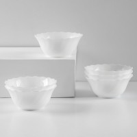 Набор салатников Luminarc TRIANON, 320 мл, d=12 см, стеклокерамика, 6 шт, цвет белый: Цвет: Посуда Luminarc из стеклокерамики - прекрасный образец классической белой посуды. Без такой посуды не обойдется ни одна кухня - она универсальна. Такие изделия можно использовать каждый день, а также по особенным случаям в праздничной сервировке.</p><b>Преимущества:</b></p><ul><li>Набор салатников выполнен из высококачественных и прочных материалов;</li><li>Посуда будет красиво смотреться на столе, порадует и гостей, и хозяев дома;</li><li>Универсальные салатники придадут любому вечеру элемент изысканности.</li></ul>Можно использовать в СВЧ, мыть в посудомоечной машине.</p>
: Luminarc
