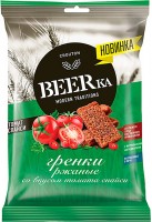 «Beerka», гренки со вкусом томата спайси, 60г: 