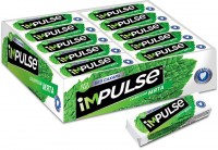 «Impulse», жевательная резинка со вкусом «Мята», без сахара, 14г (упаковка 30шт.): 