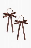 2er-Pack Haargummis mit Schleife: Цвет: https://www2.hm.com/de_de/productpage.1187872008.html
Dunkelbraun