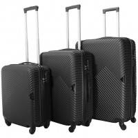 VERTICAL STUDIO "Uppsala" Suitcase Set of 3 20" 24" 28" black: Цвет: Brand VERTICAL STUDIO Set consisting of three trolley cases Outer material plastic ABS big Trolley External dimensions HWD  cm   cm   cm inches      Net Weight  Volume kg  L middle Trolley External dimensions HWD  cm   cm   cm inches      Net Weight  Volume kg  L smaller Trolley External dimensions HWD  cm   cm   cm inches      Net Weight  Volume kg  L Lining Material  polyester Brand logo as metal emblem on the front Matryoshka design can be stowed inside each other to save space smallest Suitcase conforms to hand luggage size regulations a telescopic handle with several possible height settings four smoothrunning wheels for easy transport a large main compartment with an allround way zip three digit suitcase lock  possible combinations Divider with integrated zip mesh pocket for subdivision converging straps with click closure Fully lined interior Zippered lining on each side of the case two carrying handles with suspension four spacers on one Llong side Structured outer material with a matte finish NEW with box ampamp original packaging
https://www.sportspar.com/vertical-studio-uppsala-suitcase-set-of-3-20-24-28-black