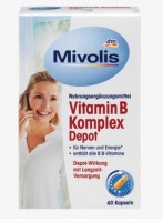 Депо комплекса витаминов группы В, капсулы 60 шт., 60 шт.: https://www.dm.de/mivolis-vitamin-b-komplex-depot-kapseln-60-st-p4058172695797.html