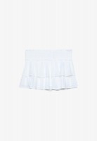 Stradivarius A-line skirt - white - Zalando: Цвет: Outer fabric material: 85% cotton, 13% viscose, 1% polyester, 1% elastane
Lining: 100% cotton
