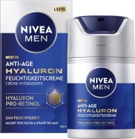 Антивозрастной крем для лица с гиалуроновой кислотой, 50 мл: Цвет: https://www.dm.de/nivea-men-anti-aging-gesichtscreme-hyaluron-p4006000002217.html
