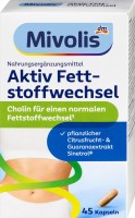 Капсулы для активного метаболизма жиров, 45 шт., 25 г: Цвет: https://www.dm.de/mivolis-aktiv-fettstoffwechsel-kapseln-45-st-p4066447831795.html
