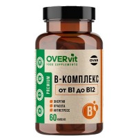 В-комплекс OVERvit, 60 капсул: 