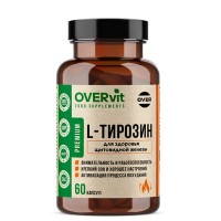 L-тирозин OVERvit, 60 капсул: 