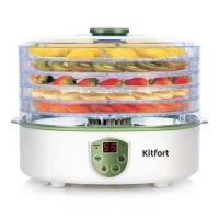 Сушилка для овощей Kitfort KT-1902, 250 Вт, 5 ярусов, белая: 