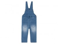 Baby Latzhose Sweatdenim, mit Bio-Baumwolle: 