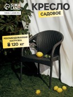 Кресло садовое «Ротанг», пластик, 64?58.5?84 см, тёмно-коричневое: Цвет: Доставка: Платная
Страна: Турция
В боксе: 20 шт
Состав: Пластик
Материалы: пластик
Фасовка: по 1 шт
Индивидуальная упаковка: Без упаковки
Сертификат: ЕАС
Цвет: Коричневый
Максимальная нагрузка, кг: 120
Материал корпуса: Искусственный ротанг
Оттенок: Шоколад
Материал: Пластик
Ящик для хранения: Нет
Материал обивки: Без обивки
Вид: Кресло садовое
Дополнительные элементы: С подлокотниками
ТНВЭД: 9401800009
Фиксированная цена: Да

Кресло садовое плетеное - это уютное и комфортное место для отдыха на свежем воздухе. Оно выполнено из прочных и долговечных материалов, которые не боятся влаги и солнечных лучей. Кресло имеет удобную форму и подлокотники, что обеспечивает максимальный комфорт во время отдыха. Благодаря своей универсальности, кресло подходит для использования как на террасе, так и в саду.
