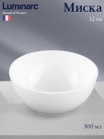 Миска Luminarc Diwali, 300 мл, d=12 см, стеклокерамика, белая: Цвет: Доставка: Платная
Артикул поставщика: n3600
Страна: Китай
В боксе: 24 шт
Состав: Ударопрочное закаленное стекло
Материалы: ударопрочное закаленное стекло
Фасовка: по 5 шт
Индивидуальная упаковка: Без упаковки
Габариты товара: 12 см x 12 см x 5,5 см
Сертификат: РСТ
Набор: Нет
Цвет: Белый
Диаметр, см: 12
Объём, л: 0,3
Объём, мл: 300
Тематика: Однотонная
Рисунок: Нет
Крышка: Нет
Материал: Стеклокерамика
Можно мыть в посудомоечной машине: Да
Можно использовать в СВЧ-печи: Да
Текстура: Гладкая
Особенности: Без особенностей
Для горячего: Да
Серия: Luminarc DIWALI
ТНВЭД: 7013100000

Предмет серии Diwali добавит сервировке стола нотки роскоши. Изделие выполнено из стеклокерамики и впишется в любой интерьер.
Другие особенности:
*	посуда устойчива к сколам, царапинам и перепадам температуры;
*	поверхность легко отмывается и не впитывает запахов;
*	изделие подходит для СВЧ-печей и посудомоечных машин.
5