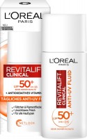 Revitalift Clinical — увлажняющий крем для лица, витамин С, SPF, 50 мл.: Цвет: https://www.dm.de/p/d/1678418/l-oreal-paris-revitalift-gesichtsfluid-revitalift-clinical-vitamin-c-lsf-50
