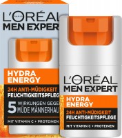 Gesichtscreme Hydra Energy, Feuchtigkeitspflege..., 50 ml: Цвет: https://www.dm.de/p/d/1583733/l-oreal-paris-men-expert-gesichtscreme-hydra-energy-feuchtigkeitspflege-mit-vitamin-c-24h-anti-muedigkeit
