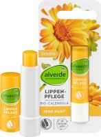 Бальзам для губ с календулой, 4,8 г: Цвет: https://www.dm.de/p/d/1234568/alverde-naturkosmetik-lippenpflege-calendula
