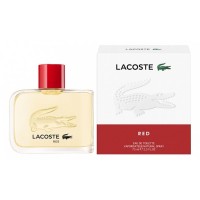 lacoste red pour homme edt 125ml tester: Цвет: Энергетический заряд – мужской парфюм Lacoste Red от Lacoste. Лучший вариант для активного мужчины, который заряжает своей энергией и жизнелюбием всех окружающий. Удивительное сочетание свежести зеленых яблок и сибирской сосны с теплотой и загадочностью кедра, пачули и ветивера. Прохладный и свежий аромат хвои немного смягчается нежным оттенком яблока. А когда первая волна впечатлений от этой композиции стихает, наступает время спокойных и мужественных древесных нот. Рубиновый флакон, украшенный волнистыми краями, поддерживает общее настроение жизнерадостности и чувственности, которое вызывает Lacoste Red от Lacoste.
