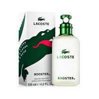 lacoste: booster 125ml tester: Цвет: Оригинальные мужские духи Lacoste Booster произносятся Лакост Бустер, принадлежат к семейству цитрусовый фужерный. В состав композиции входят ноты: Эвкалипт, Перечная мята, Грейпфрут, Апельсин, Базилик, Лаванда, Гальбанум, Стручковый перец чили, Мускатный орех, Ветивер, Сандал, Кедр. Приятный цитрусовый фужерный запах аромата Booster оставляет легкий интересный шлейф, а стойкость соответствует типу аромата - Туалетная вода.
Источник: https://de-parfum.ru/catalog/product/71942-booster-tualetnaya-voda/
