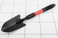 СОВОК посадочный, 45 см, ширина 9 см, прорезиненная черно-красная ручка /120шт: 