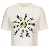 adidas Originals Love Unites Women Crop T-shirt H43969: Цвет: https://www.sportspar.com/adidas-originals-love-unites-women-crop-t-shirt-h43969
Brand: adidas Material: 100% cotton Brand logo printed on the neck Love Unites - Large print on the front from the Pride collection Short sleeve ribbed crew neck short cut (crop) regular fit pleasant wearing comfort NEW, with tags &amp; original packaging