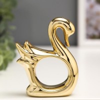 Сувенир керамика держатель для салфеток "Лебедь" МИКС 8,5х6,7х2,2 см: 