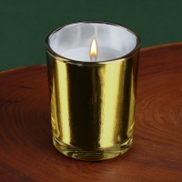 Свеча в метализированном стакане «Магия аромата", золотая, 6 х 7,5 см.: 