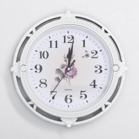 Часы настенные "Роза Фетида", d-27 см, циферблат 20 см, дискретный ход: 