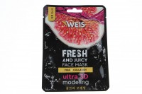 Маска для лица WEIS Fresh Инжир коллаген 25г /600шт: 