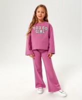 Комплект для девочки брюки+свитер 104рр: 