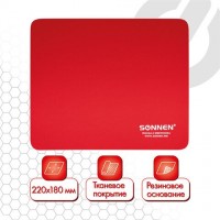 Коврик для мыши SONNEN "RED", резина + ткань, 220х180х3 мм, 513306: Цвет: Коврик для мыши SONNEN "RED" предназначен для того, чтобы обеспечить плавное и четкое перемещение курсора компьютерной мыши. Рекомендуется использовать для оптических и лазерных устройств.
: SONNEN
: Китай
5